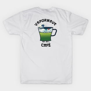 Vaporwave Aesthetic Great Wave Off Kanagawa Cafe Coffee Tea T-Shirt